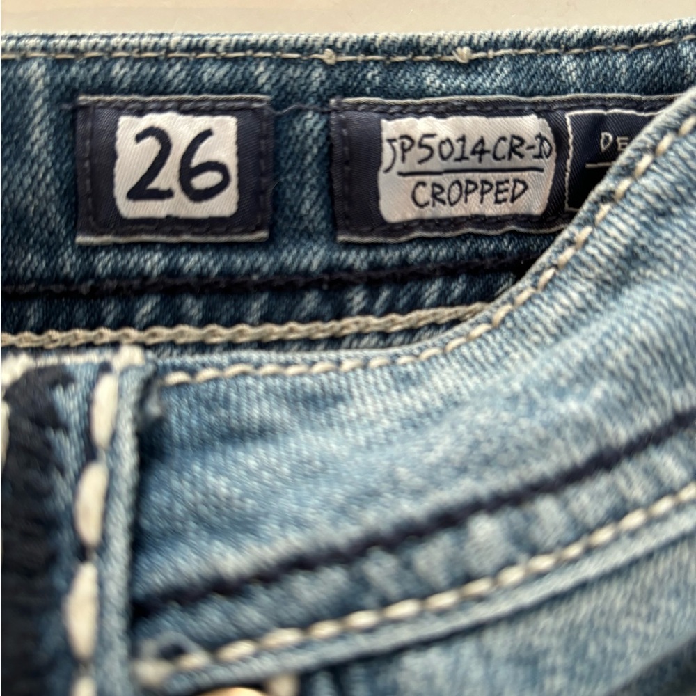 MISS ME Cropped JEANS 26 - Picture 8 of 12